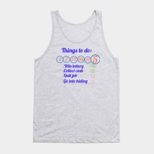 Winning Lottery Tank Top